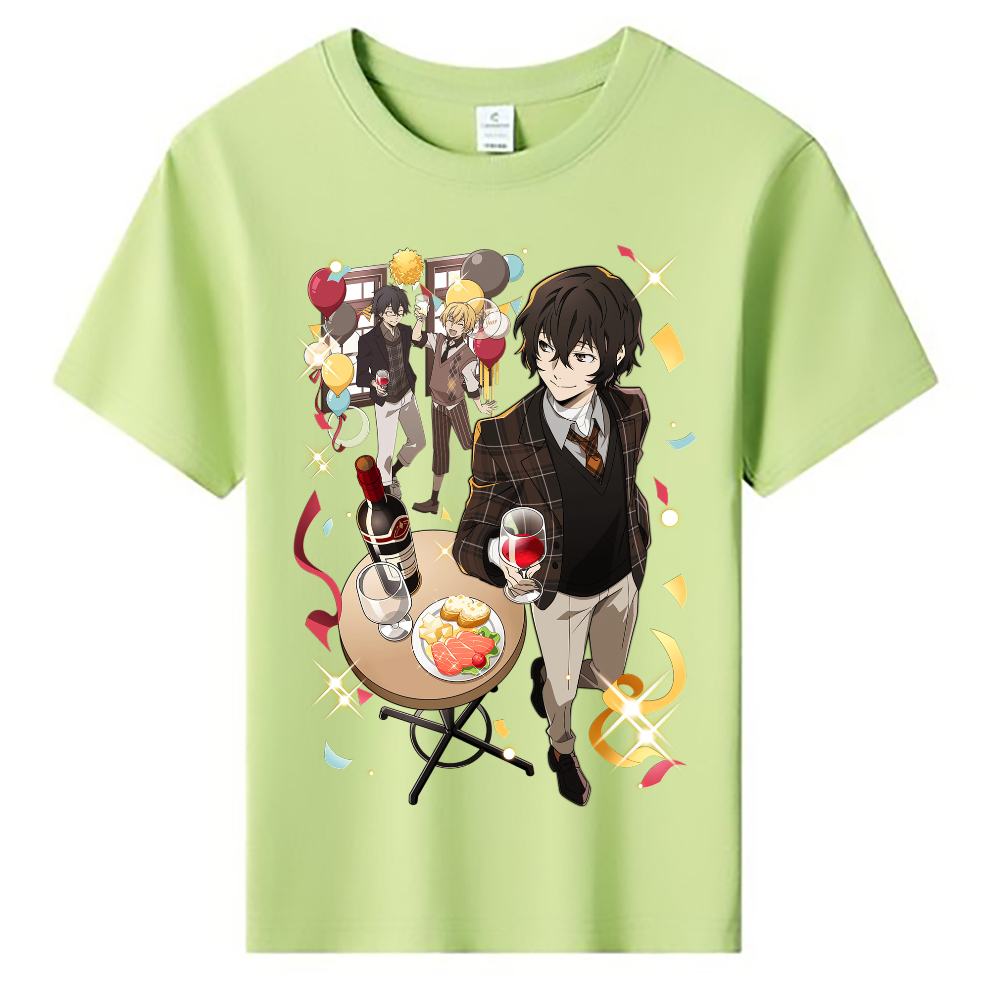 （画像用） 文豪ストレイドッグス Bungo Stray Dogs 綿100％キッズTシャツ（フロントプリント）